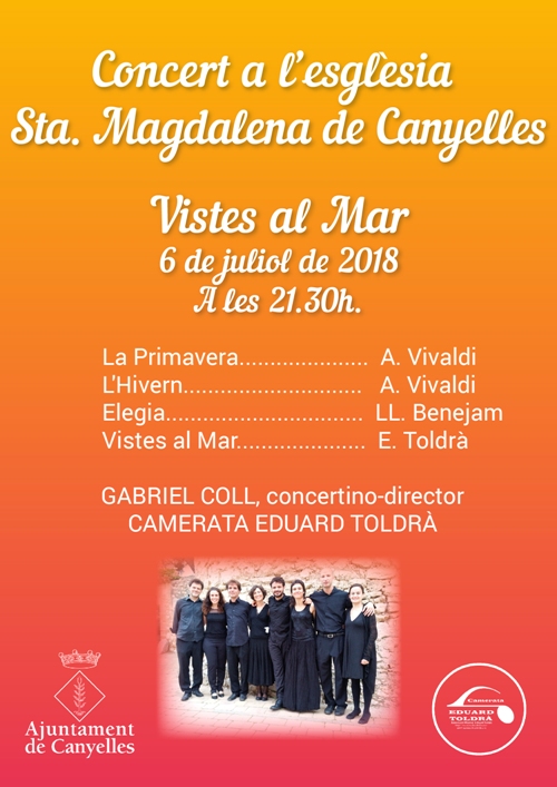 Concert a l'esglèsia de Santa Magdalena a les 21.30h
