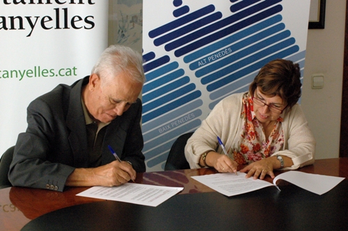 Signatura conveni ADEG