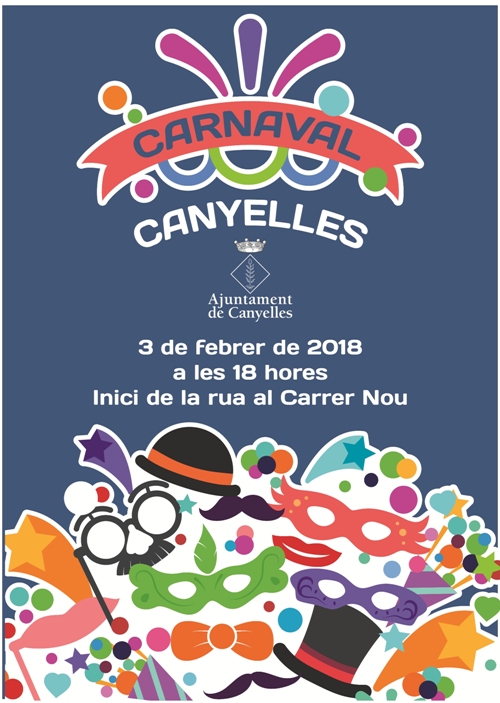 Cartell de Carnaval de Canyelles 2018