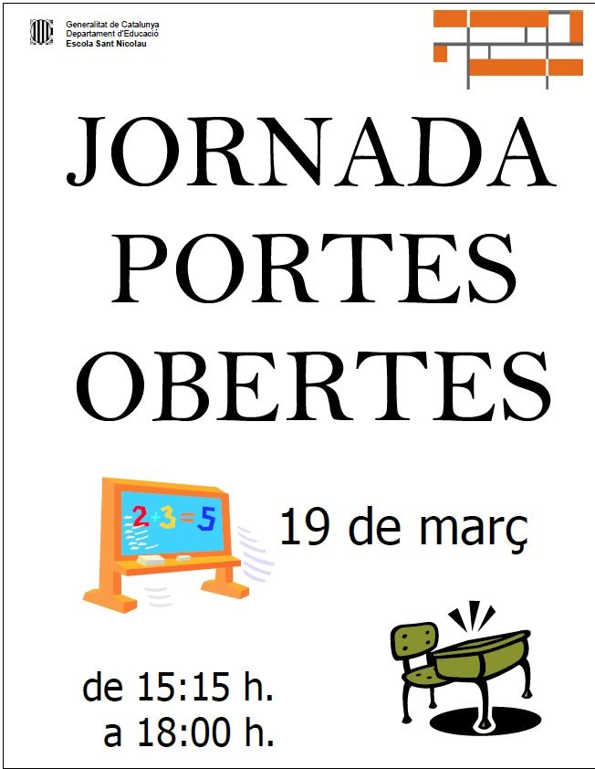 2019 03 19 portesobertesescola