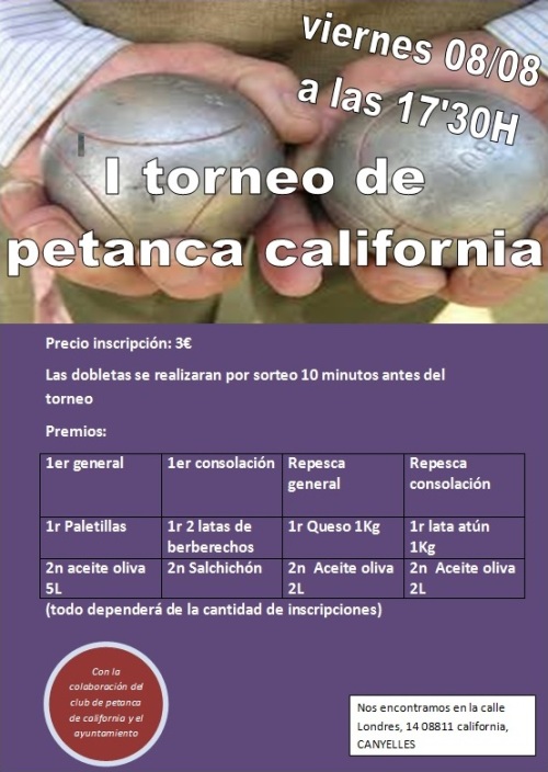 Torneig Petanca