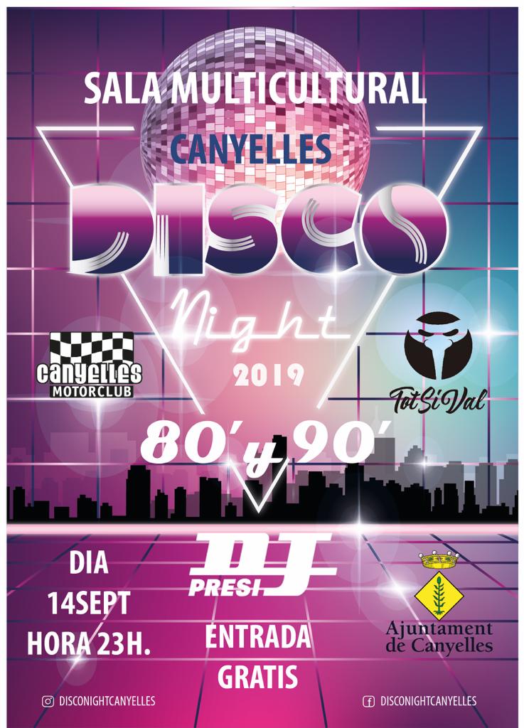 Cartell de la festa remember 80's i 90's