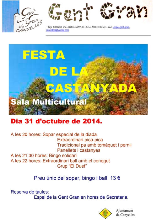 2014 10 31 Castanyada GentGran
