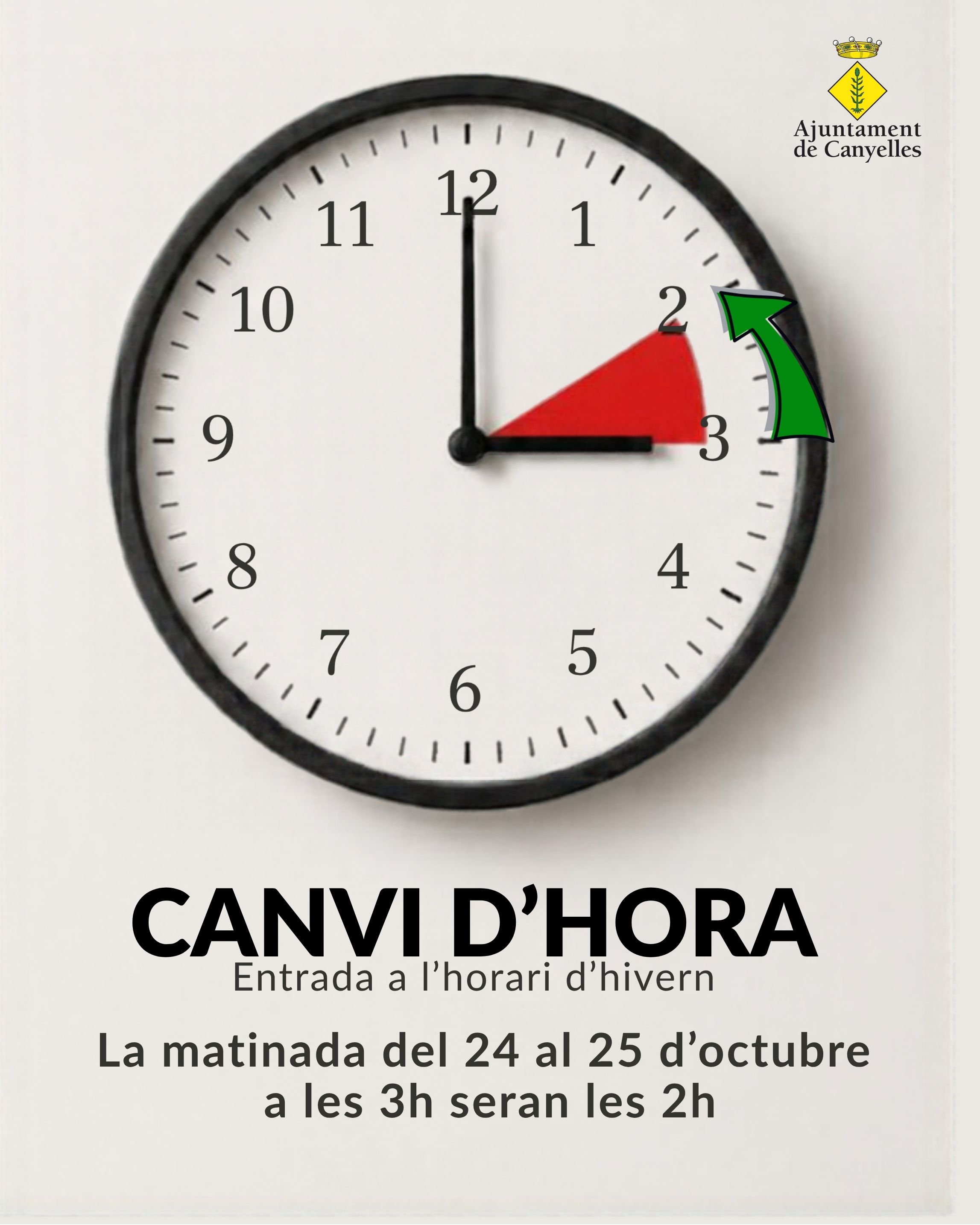2026 10 24 canvi horari hivern