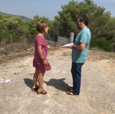 L'alcaldessa a Vora Sitges