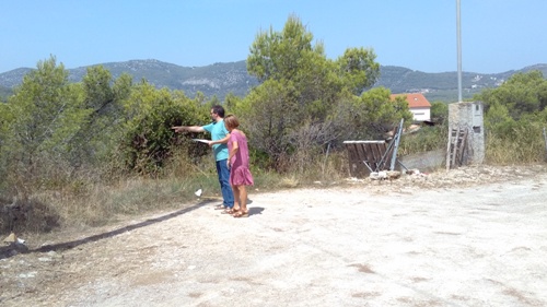 Obres prèvies pavimentació carrer Bonavista, Vora Sitges