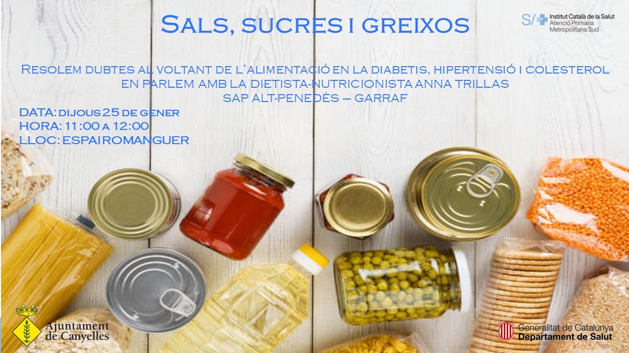 DIABETIS HTA I COLESTEROL canyelles