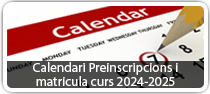 Calendari matricules 2024-25